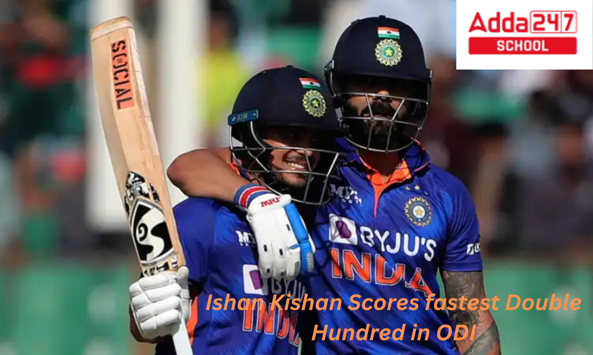 Ishan Kishan Scores quickest Double Century of ODI