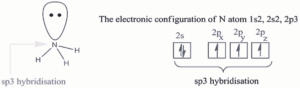 Hybridization of NH3