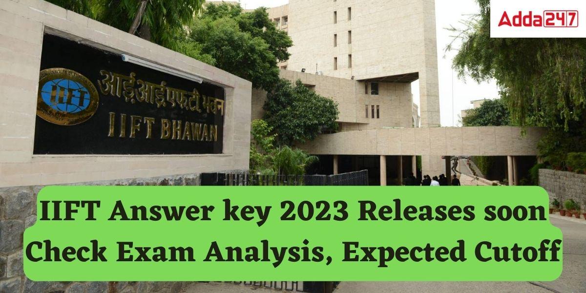 IIFT Answer key 2023