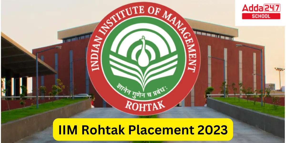 IIM Rohtak Placement 2023