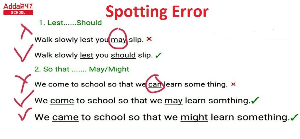 Error Spotting