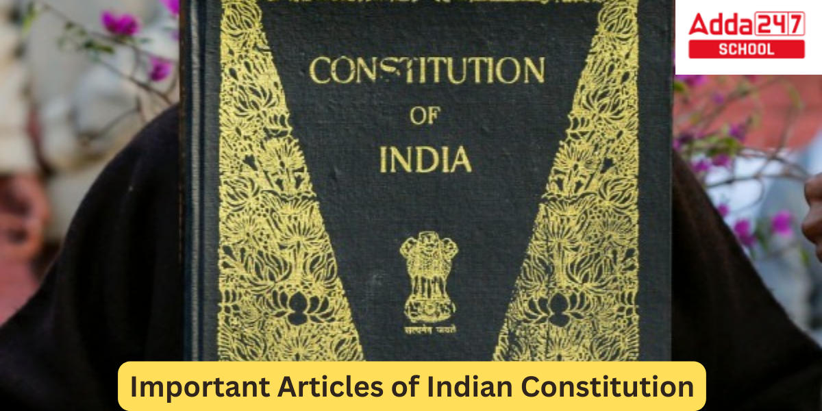 Important Articles of Indian Constitution