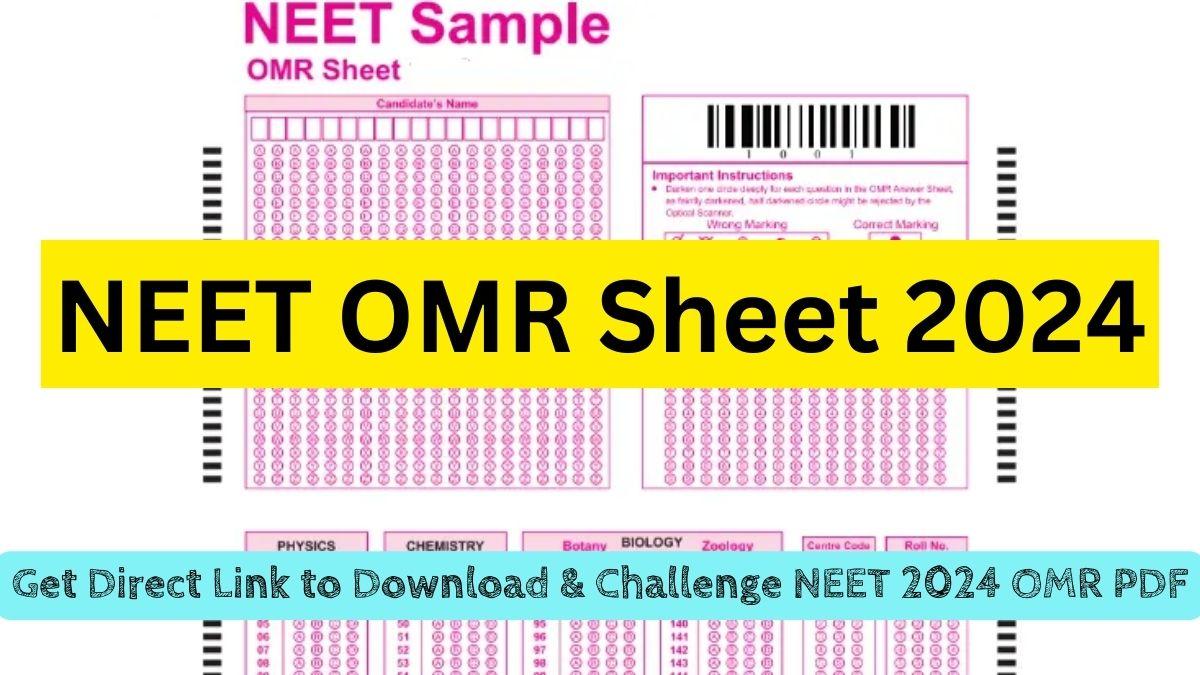 NEET OMR Sheet 2024