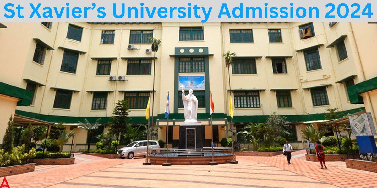 St Xavier’s University Admission 2024