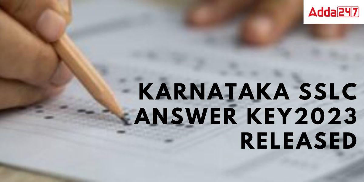 Karnataka SSLC Answer Key 2023