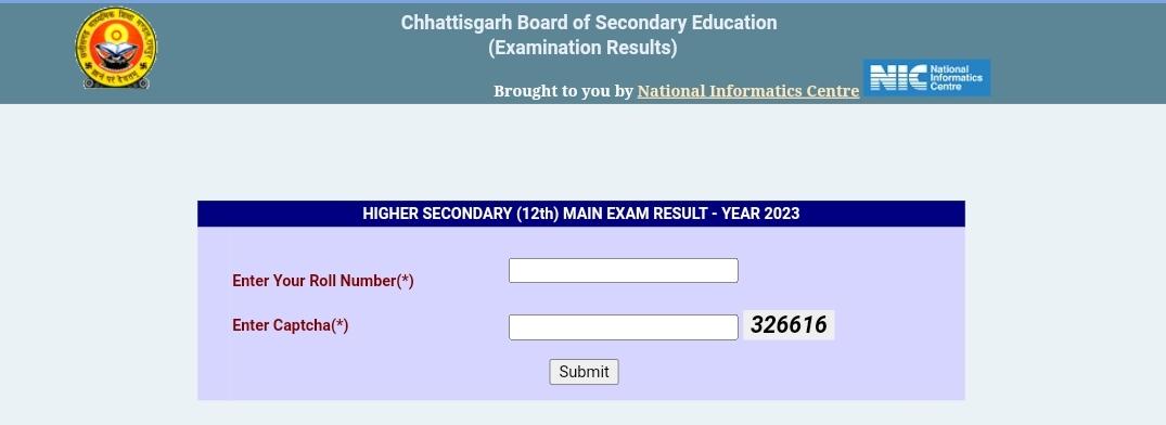 CGBSE 102th Result 2023