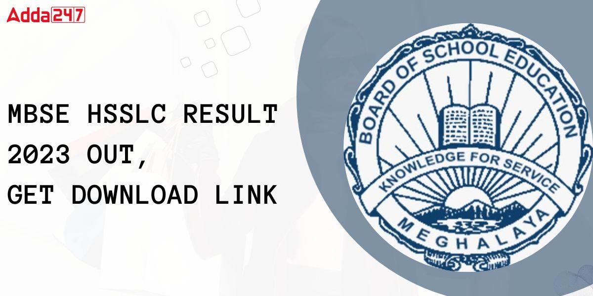 MBSE HSSLC Result 2023