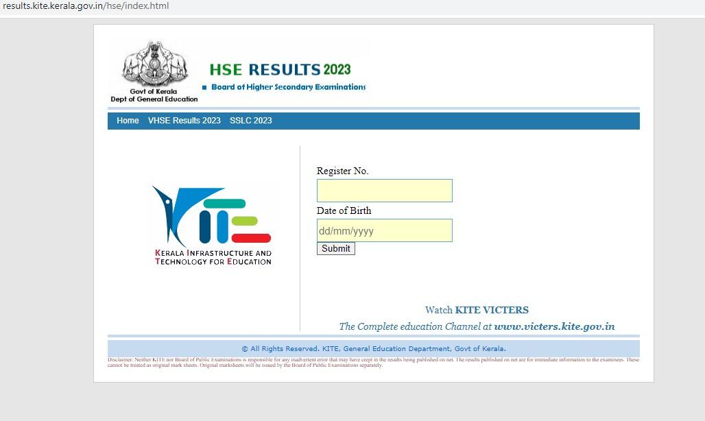 Plus Two Result 2023 Kerala School wise Link @www.kerala result.nic.in_3.1