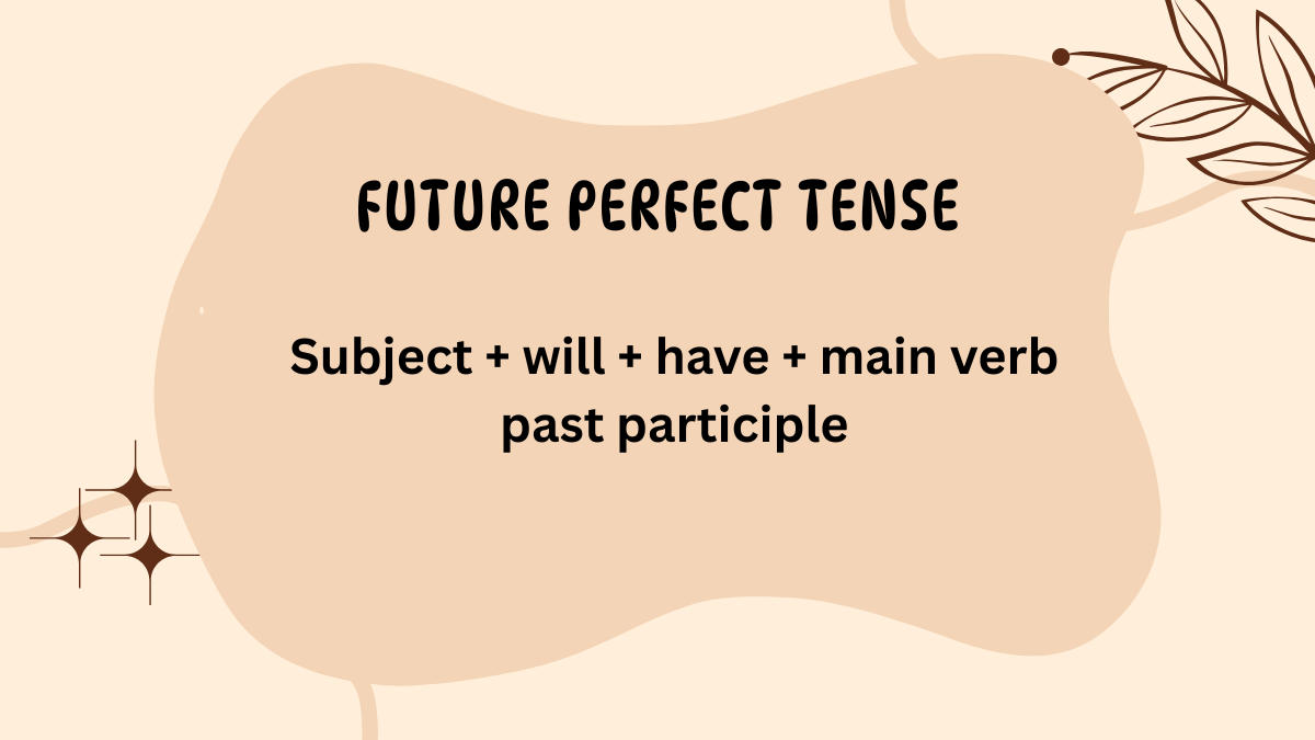 Future Perfect Tense Formula