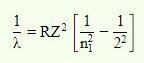 Rydberg Equation Definition, Formula, Constant, Examples -_10.1