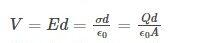 Capacitance Formula in Series and Parallel with Thickness -_6.1