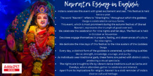 Navratri Essay in English- Check 10 Most Interesting Facts in Points on Navratri