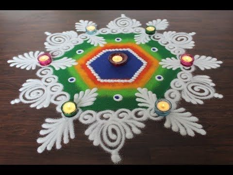 Diwali Rangoli Easy Design 2024: Simple Rangoli Designs for Competition with Message -_33.1