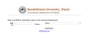 BU Jhansi Result 2025
