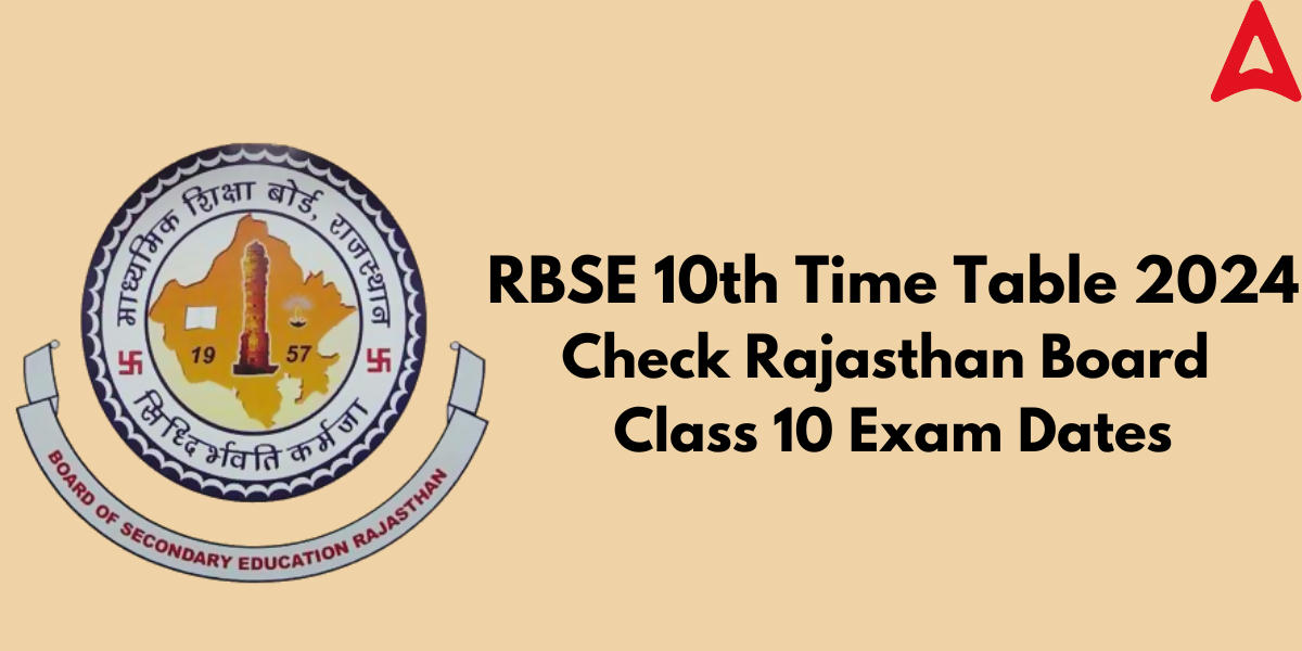 RBSE 10th Time Table 2024