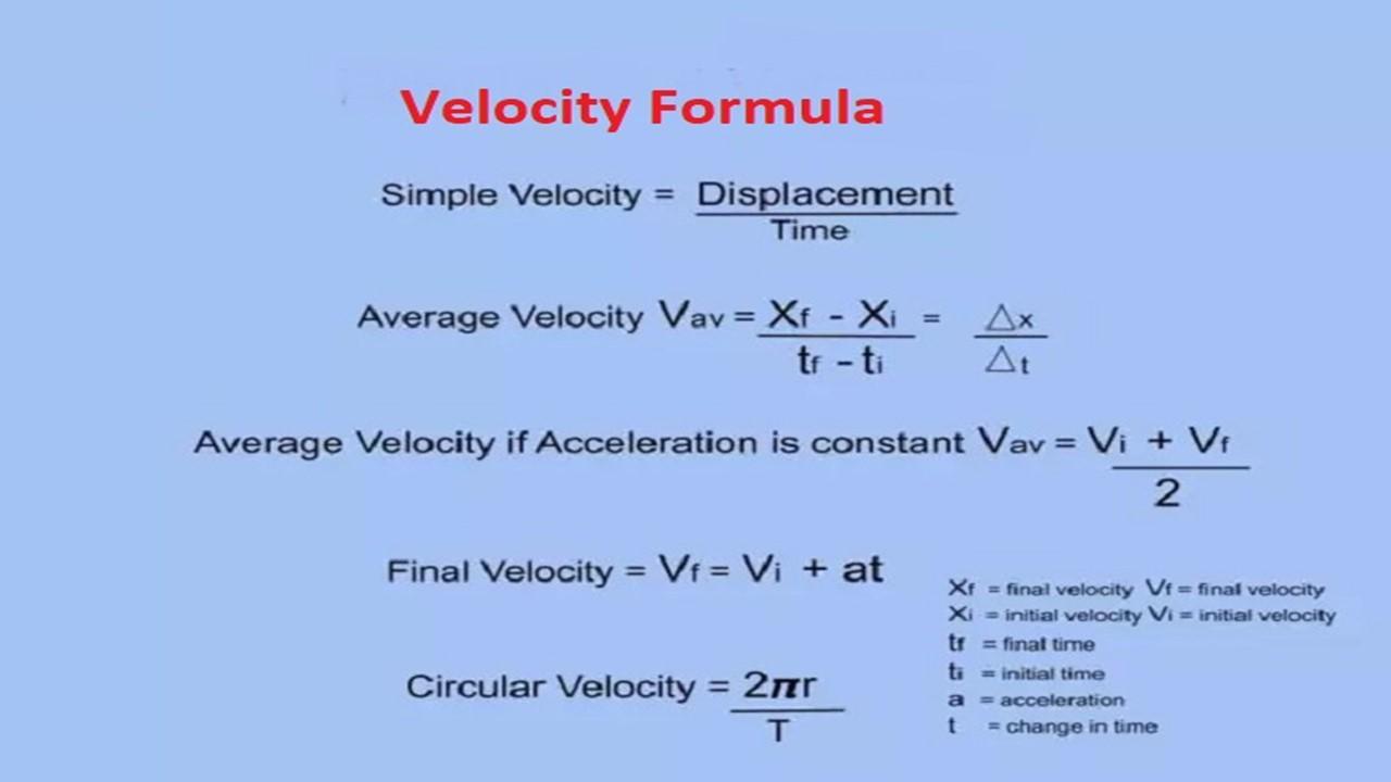 Velocity