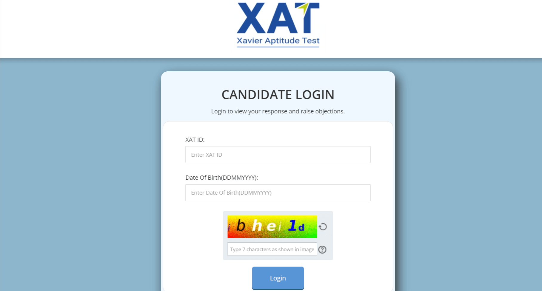 XAT Response Sheet 2024