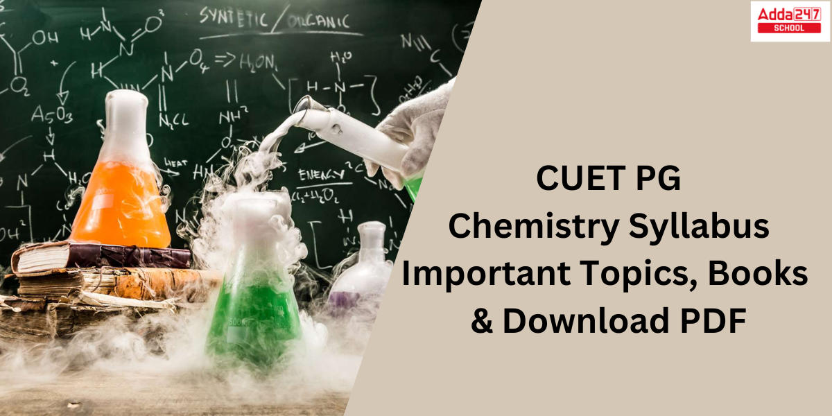 CUET PG Chemistry Syllabus