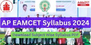 AP EAMCET Syllabus 2024