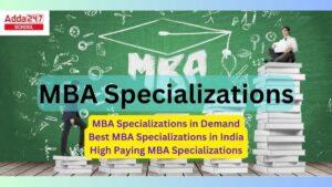 MBA Specializations in Demand