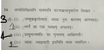 MP Board Class 10th Sanskrit Question Paper 2024, Download Answer Key PDF_15.1