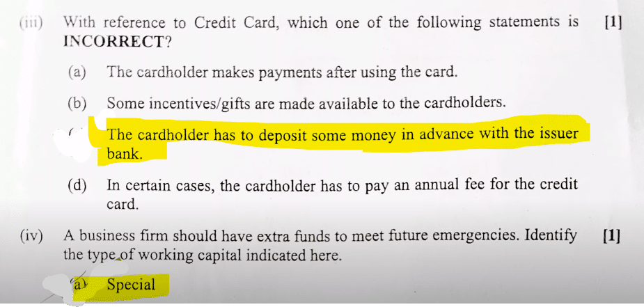 ISC Commerce Answer Key 2024 PDF, Class 12 Commerce Important Questions_5.1