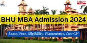 BHU MBA Admission 2024