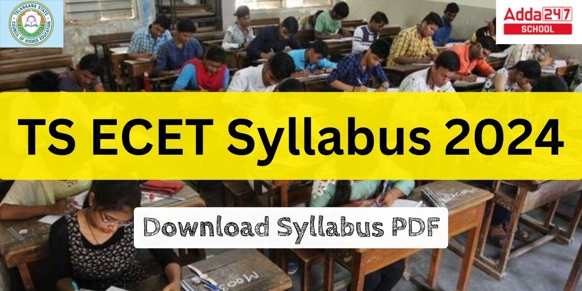 TS ECET Syllabus 2024