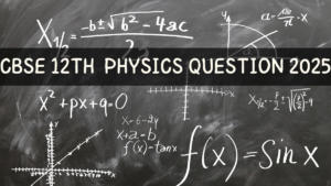 CBSE Class 12 Physics Answer Key