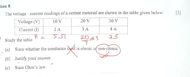 ICSE Physics Question Paper 2024, Solved Physics Answer Key_18.1