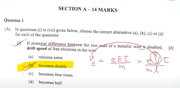 ISC Physics Answer Key 2024, Class 12 Physics Questions Paper_4.1