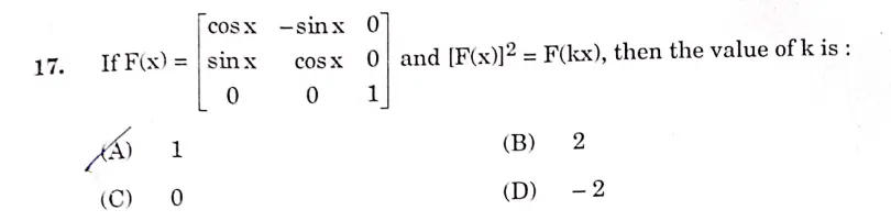 CBSE Class 12 Maths Answer Key 2024 for SET 1, 2, 3_9.1