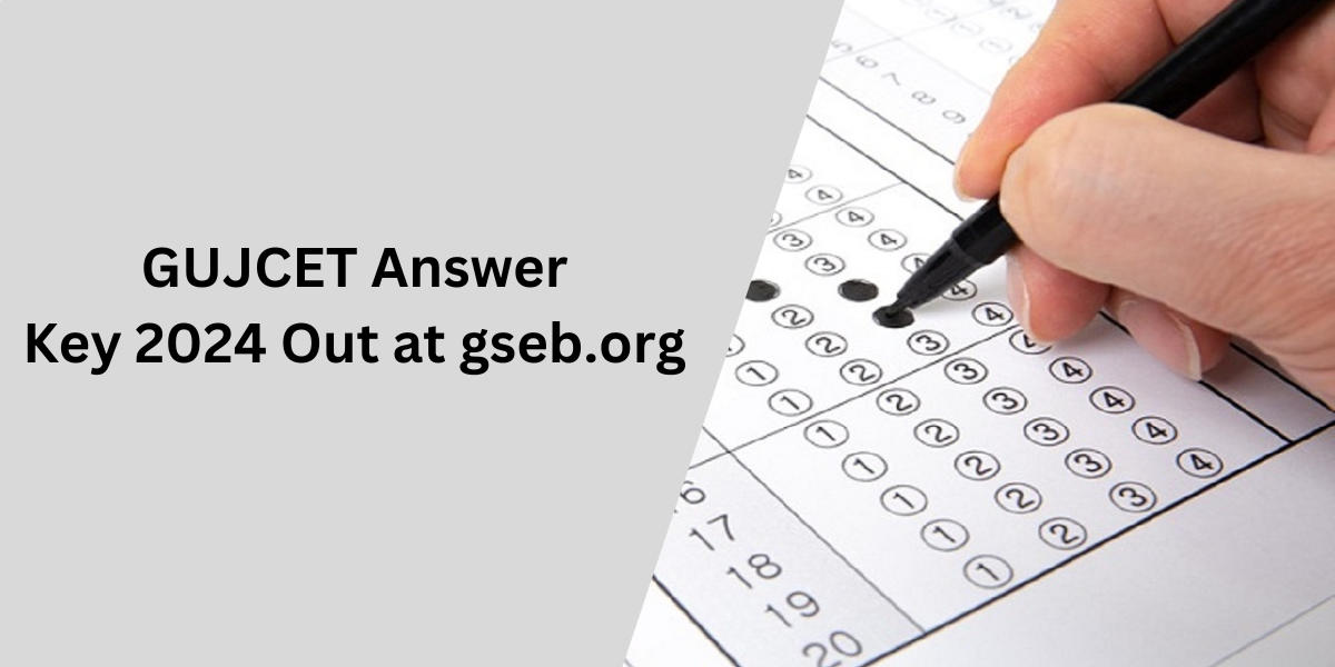 GUJCET Answer Key 2024