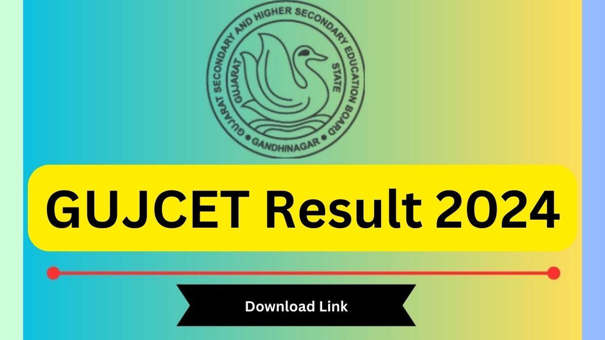 GUJCET Result 2024