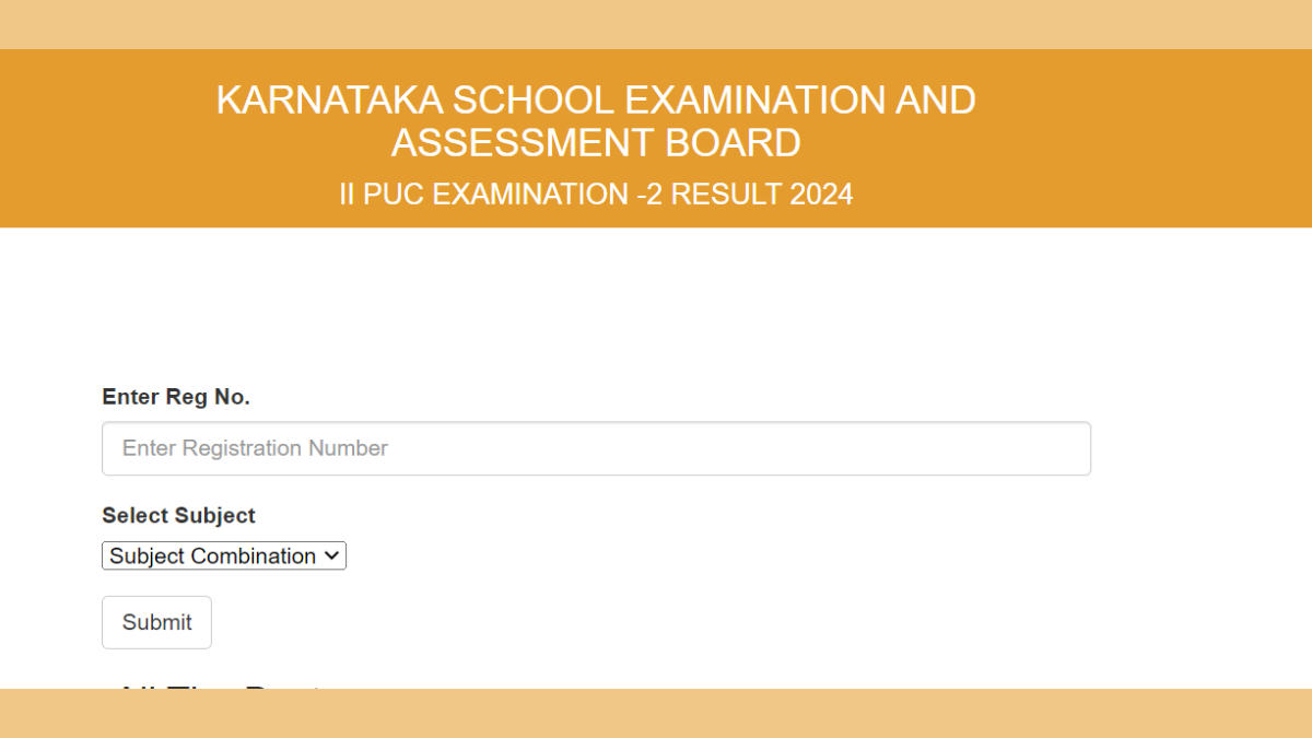 Karnataka 2nd PUC Supplementary Result 2024