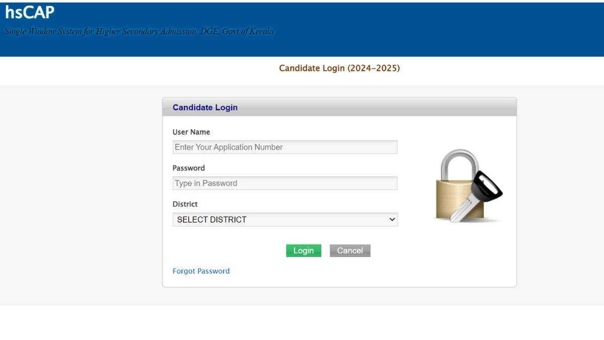 HSCAP Kerala Trial Allotment Result 2024