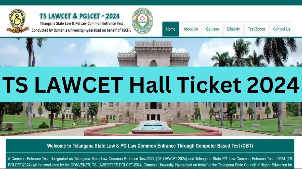 TS LAWCET Hall Ticket 2024