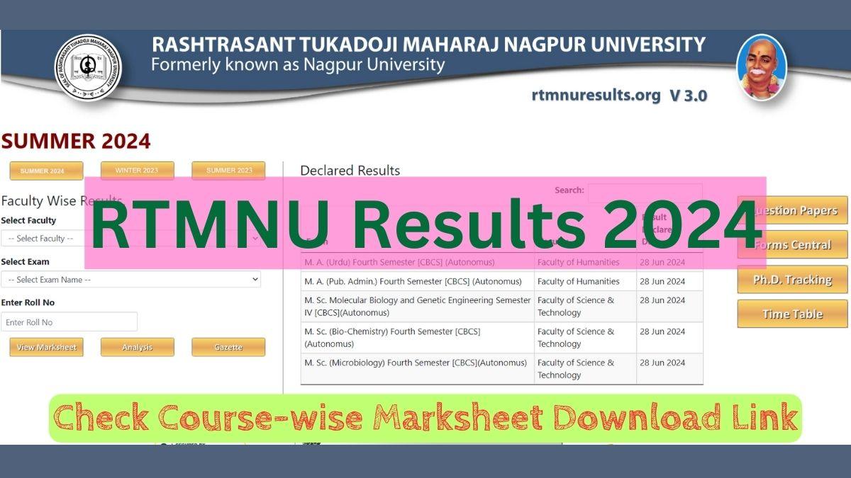 RTMNU Results 2024