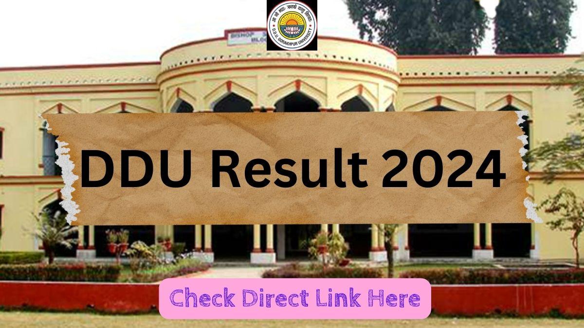 DDU Result 2024