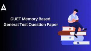 CUET General Test Question Paper