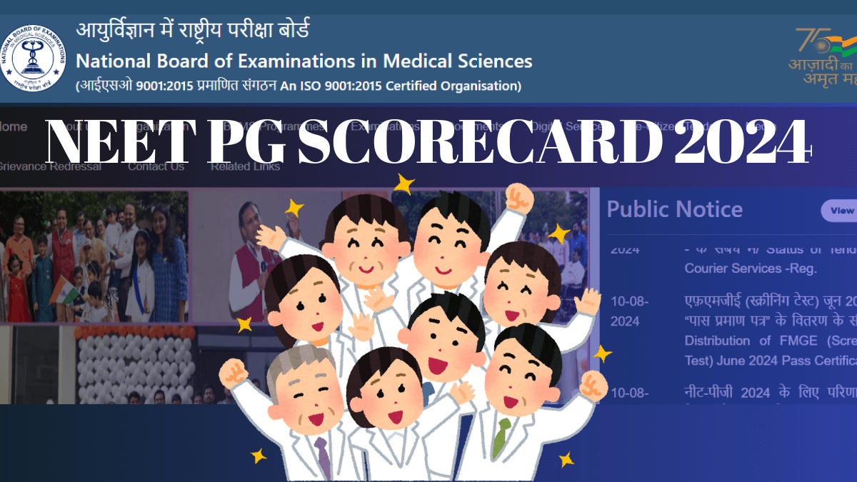 NEET PG Scorecard 2024