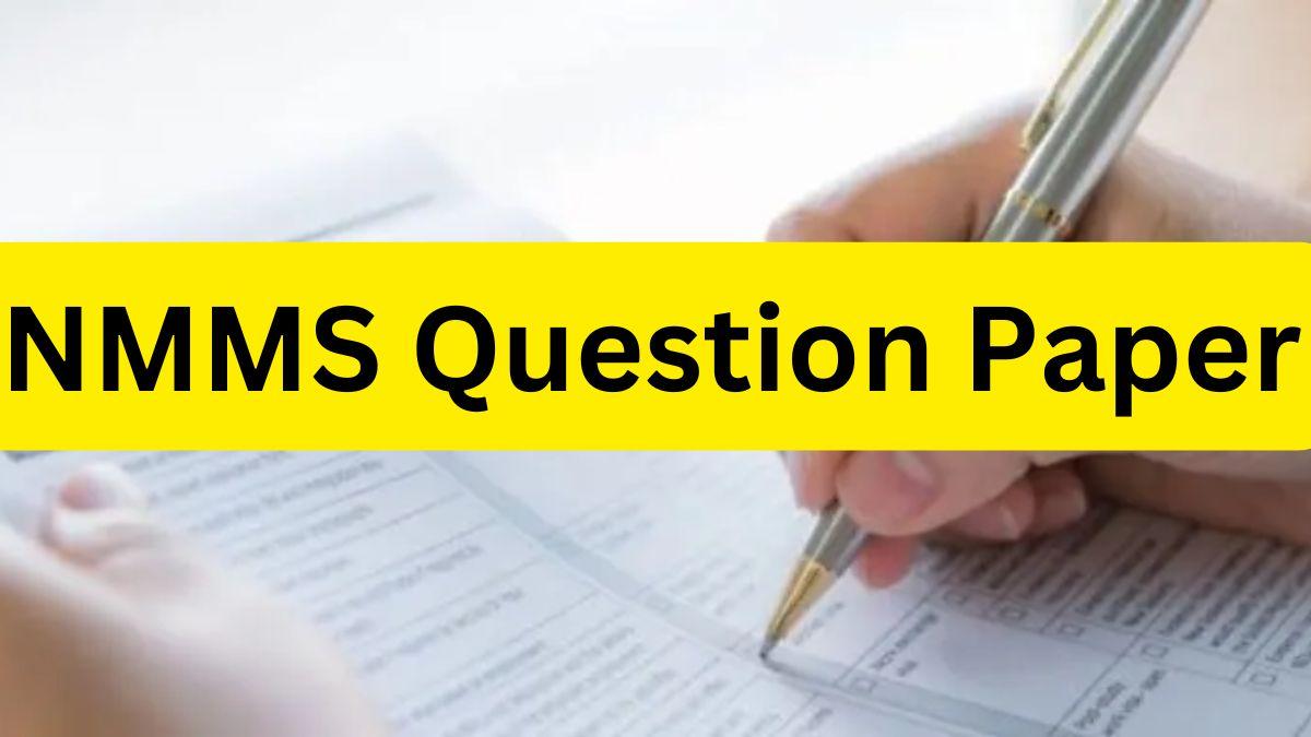 NMMS Question Paper