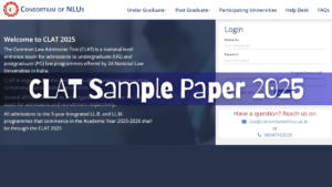 CLAT Sample Paper 2025