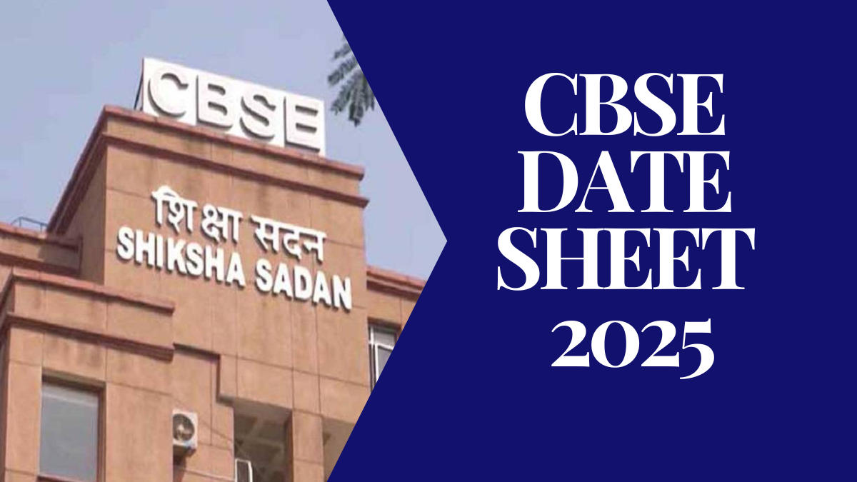 CBSE Date Sheet 2025