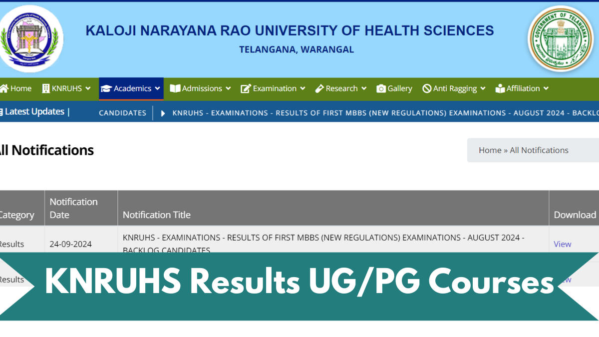 KNRUHS Result 2024