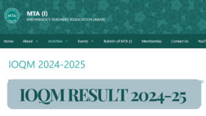 IOQM Result 2024-25