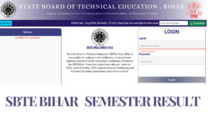 SBTE Bihar Result 2024