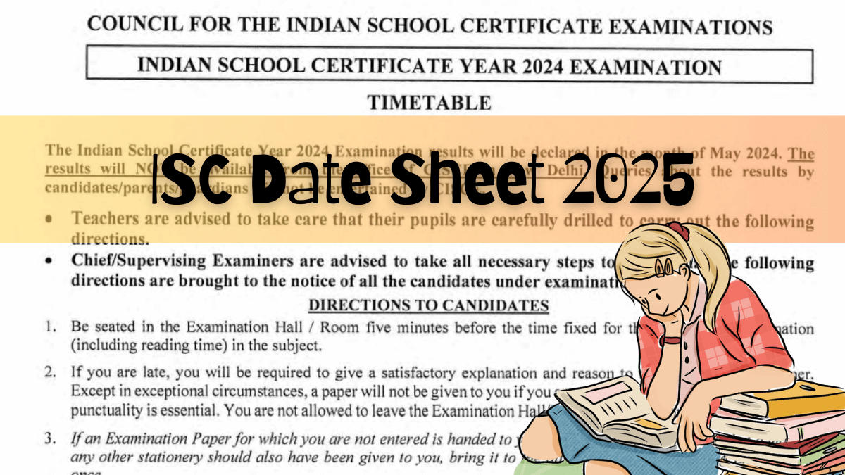 ISC Date Sheet 2025