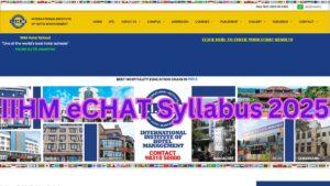 IIHM eCHAT Syllabus 2025