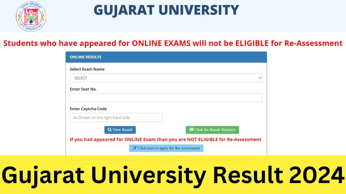 Gujarat University Result 2024